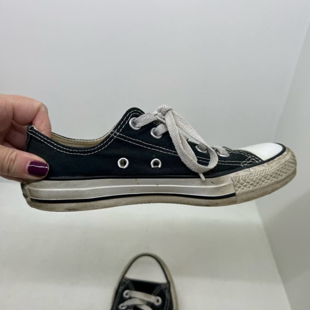 Converse M9166: Chuck Taylor All Star Unisex Ox Low Top Black Sneakers women 6 - Picture 7 of 10